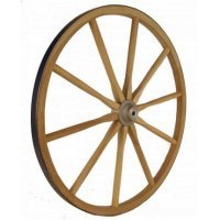 18 inch Lite Solid Aluminum Hub Wagon Wheel